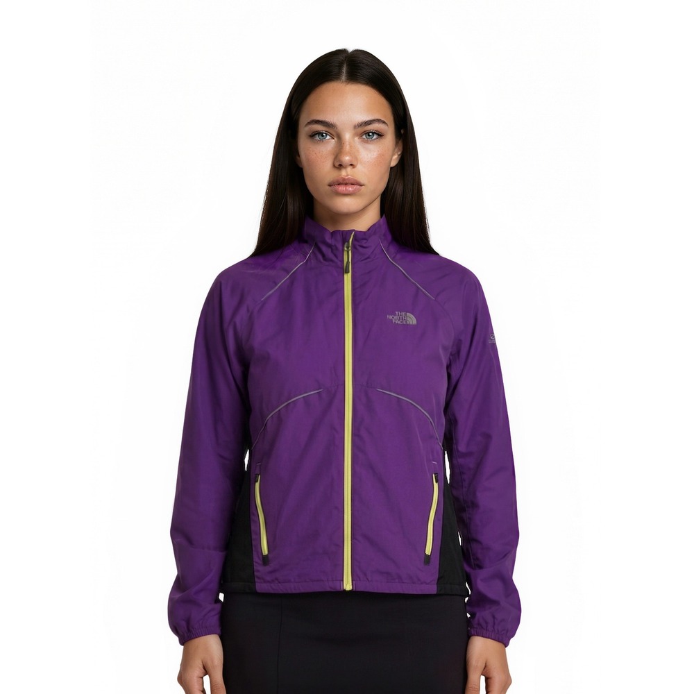 The North Face Flight Series Windbreaker Jacket Women's Size Medium Purple Black